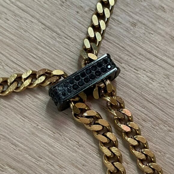 Chic, adjustable Michael Kors "Arrow" lariat necklace - Picture 3 of 6